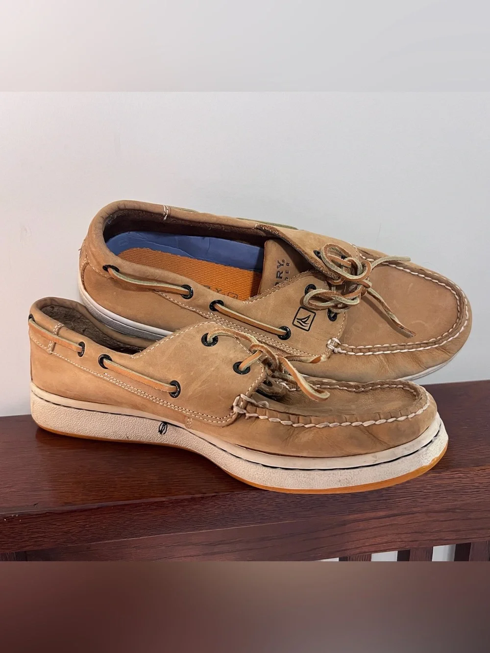 Sperry Men's Tan Leather Boat Shoes